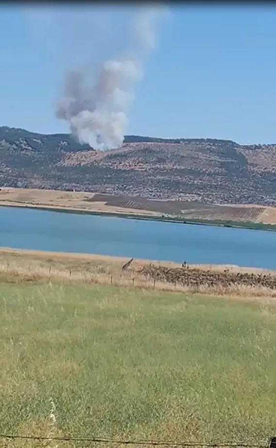 Silvan Çalıönü’ndeki meşe ormanında korkutan yangın Ekipler alevleri söndürdü