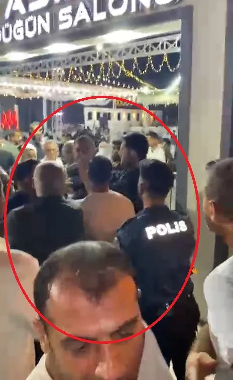 Diyarbakır'ın Bismil ilçesindeki düğünde silah gerginliği Polise mukavemetten tutuklama