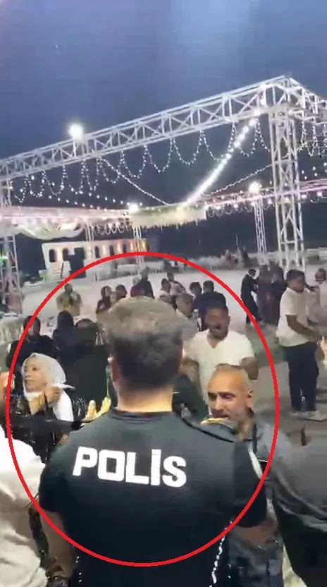 Diyarbakır'ın Bismil ilçesindeki düğünde silah gerginliği Polise mukavemetten tutuklama