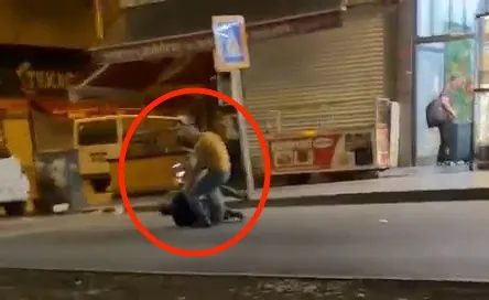 Diyarbakır Yenişehir’de taksicilerin durak gerilimi Cadde ortasında tekmeli kavga