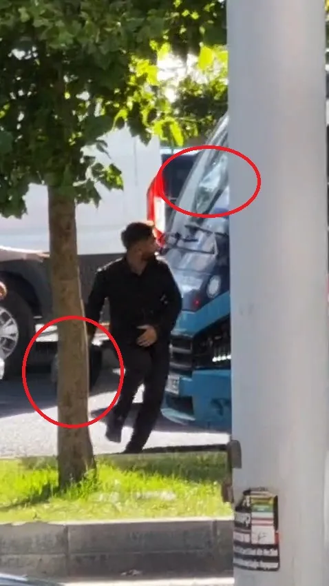 Diyarbakır'da trafikte kasklı saldırı Kayapınar'daki o anlar kameralara yansıdı