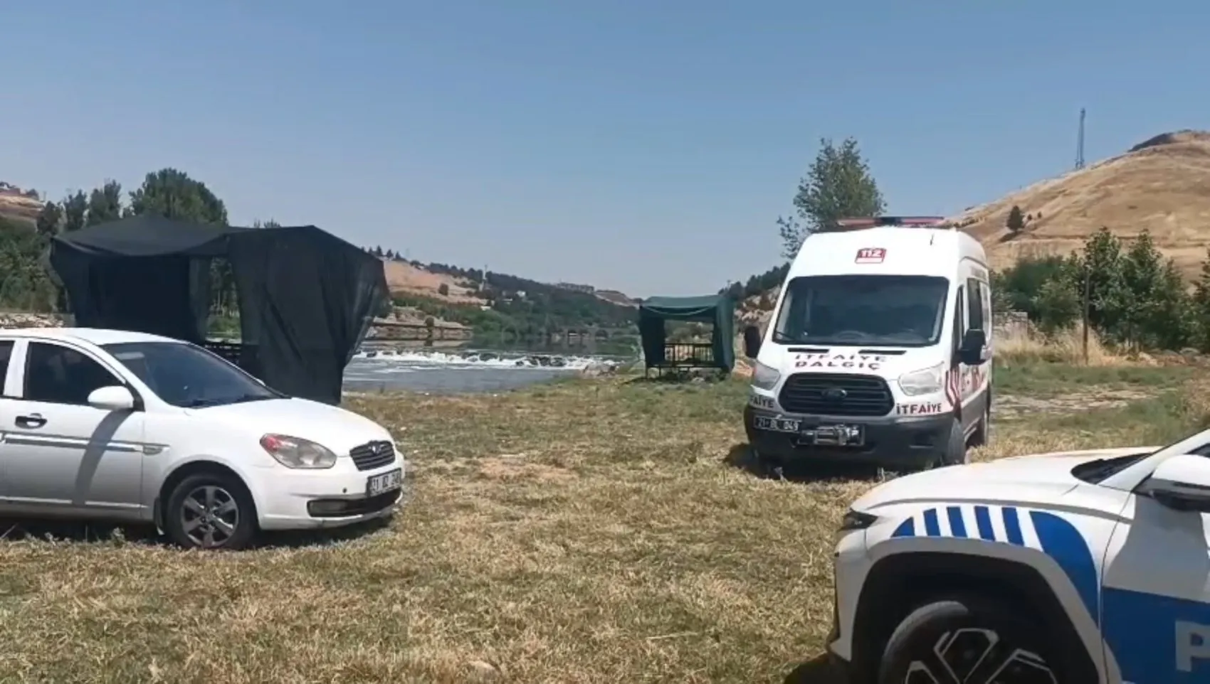 Sur'daki Bağıvar mevkiinde Dicle Nehri yüzeyinde bir erkeğe ait cansız beden bulundu