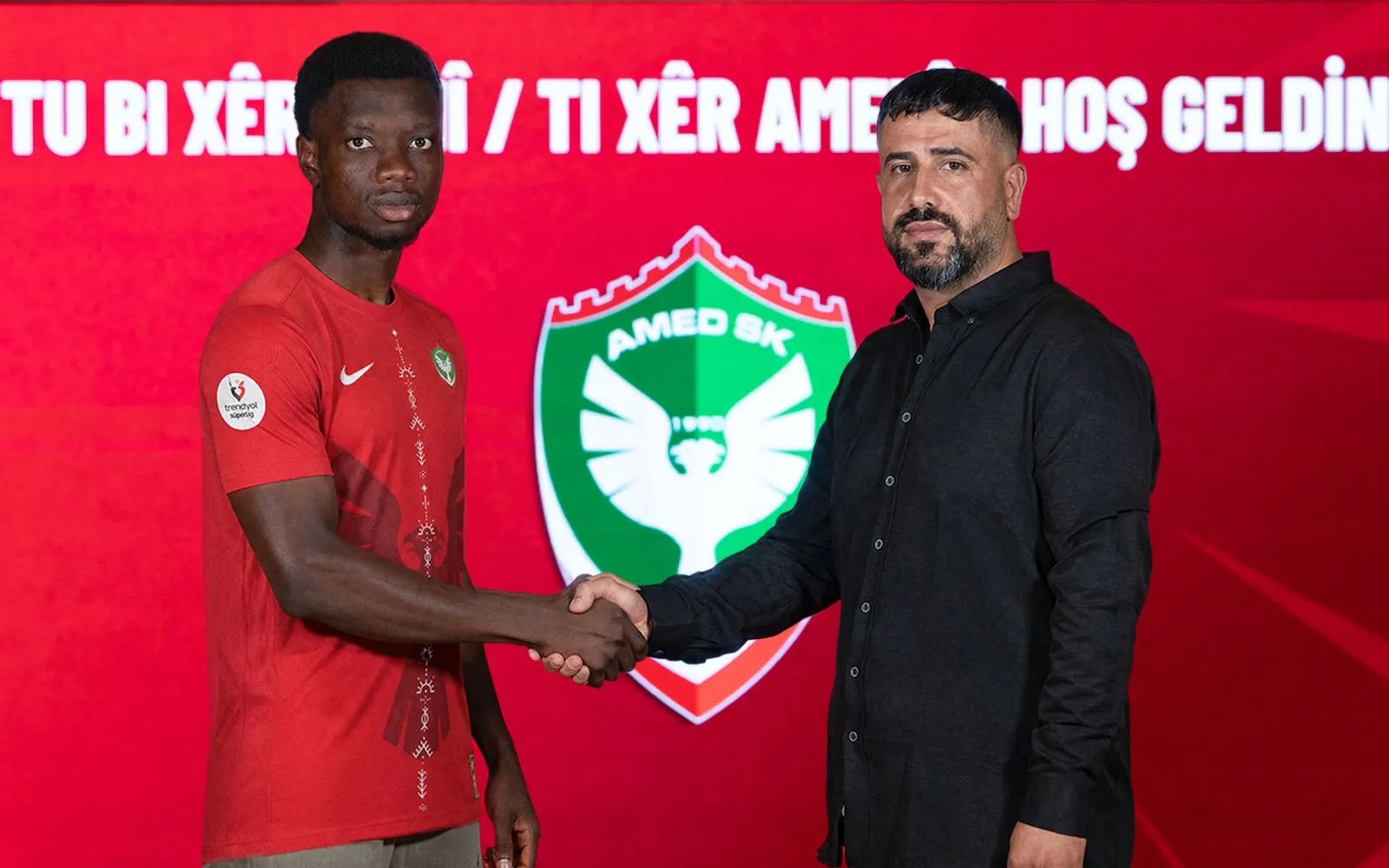Amedspor'un yeni savunma kozu Fransa'dan geldi Amadou Cisse imzayı attı