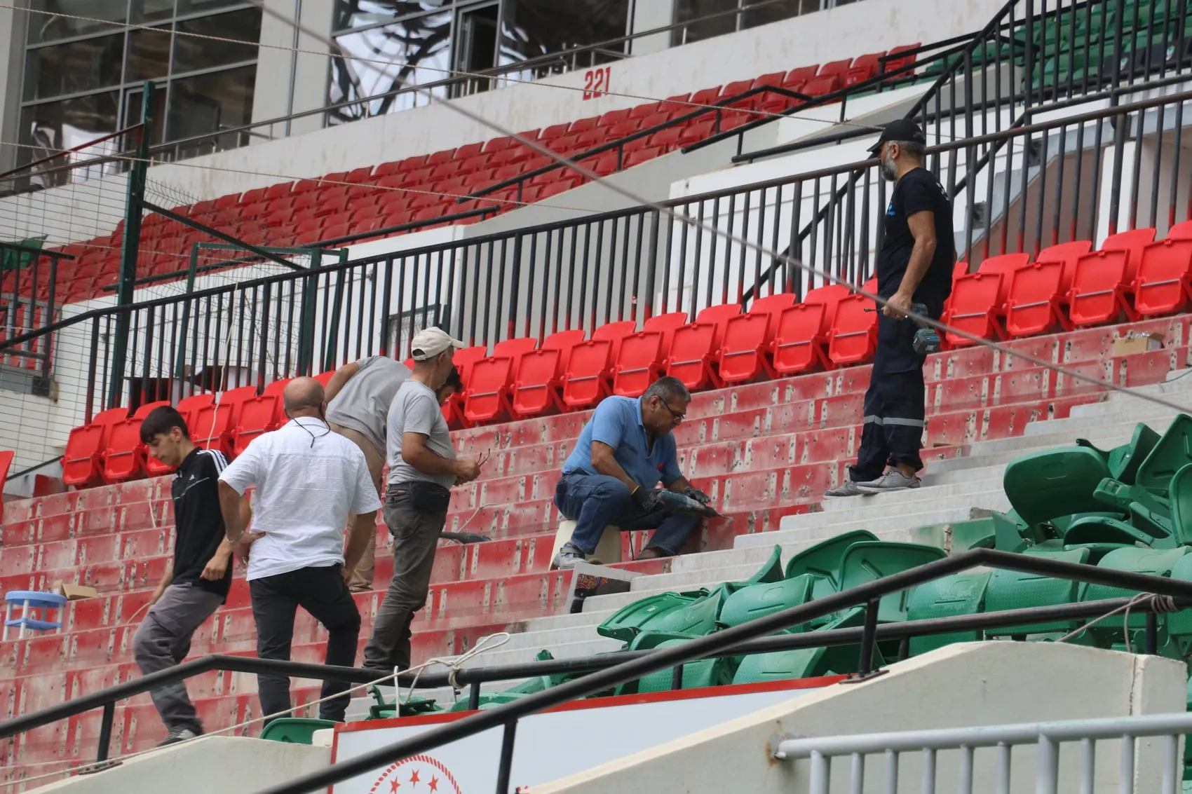 Amedspor Süper Lig maratonuna hazır Diyarbakır Stadyumu’nda son rötuşlar yapılıyor