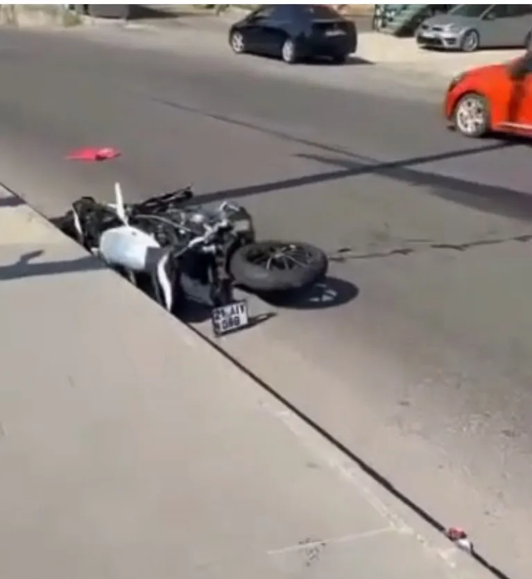 Diyarbakır Çınar'da motosiklet kazası Abdulhalim Gündüz tüm müdahalelere